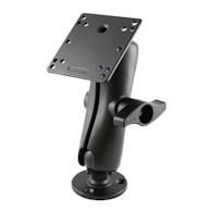 Tablet mount w/ 100x100 & 75x75 mm VESA. Ram Mount D-mount w/ Vesa 75x75mm and 100x100, medium arm and round ball