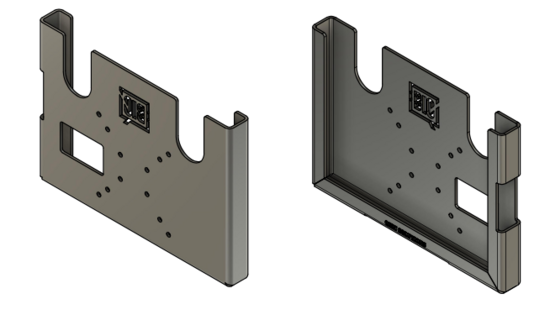 Light weight passive vehicle/forklift dock for Newland SD100, without key lock for use w/rugged frame.